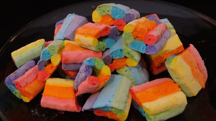 How to make rainbow marshmallows - with yoyomax12