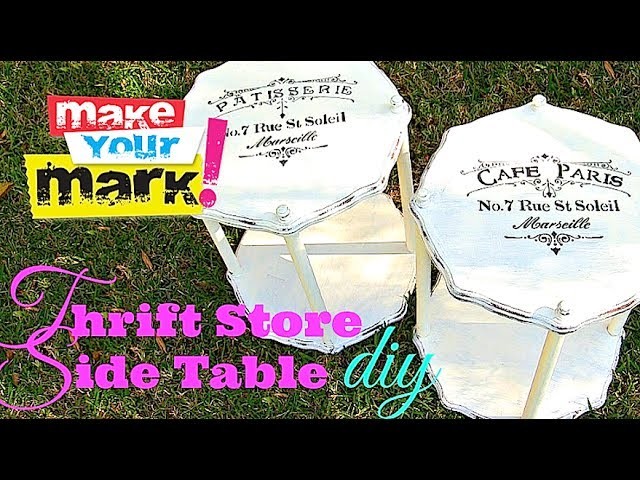 How to: Thrift Store Side Table Makeover