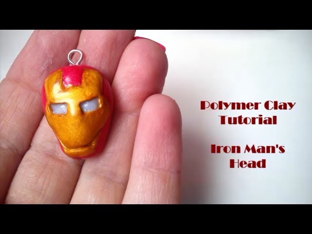 Iron Man's Head Polymer Clay Tutorial - Avengers Part 2