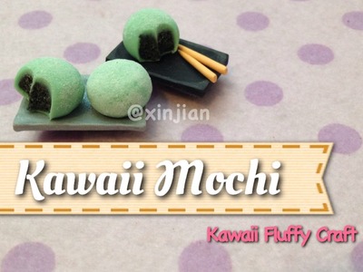 Kawaii Mochi Polymer Clay Tutorial
