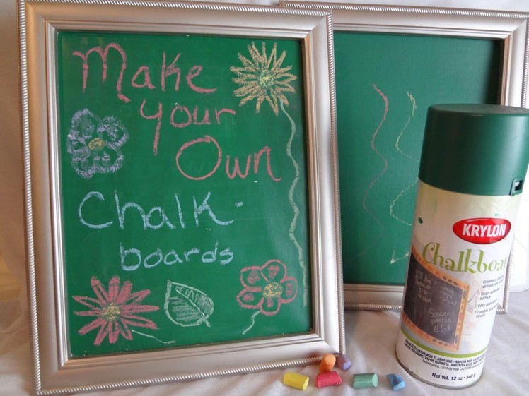 Make Your Own Chalk Boards