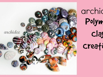 Polymer Clay Cabochons Update | New Millefiori Canes | Glitter | Striped | Eyes | Faux Opal