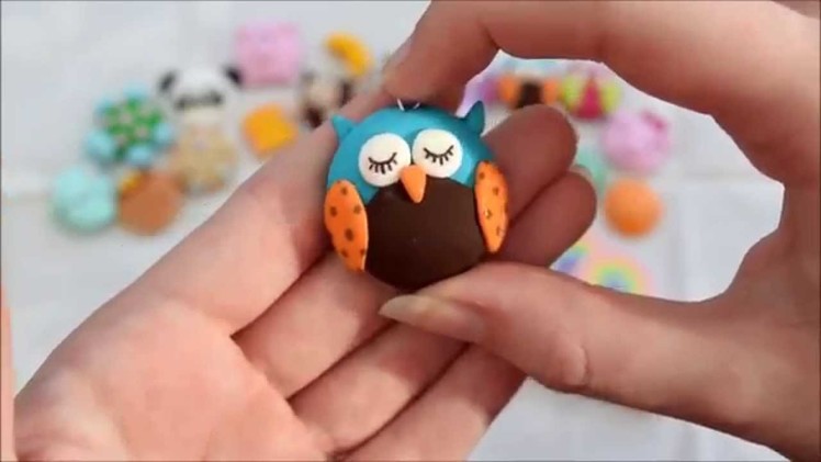Polymer Clay Charm Update #1 - Owls, Books and Fairy Doors
