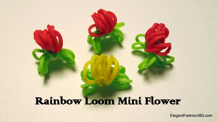 Rainbow Loom Mini Flowers - How to