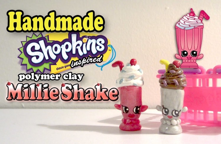 Season 1 Shopkins: How To Make Millie Shake Polymer Clay Tutorial!
