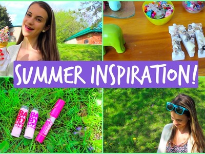 Summer Inspiration! DIY Tumblr Room Decor, Outfit Idea, & Essentials!