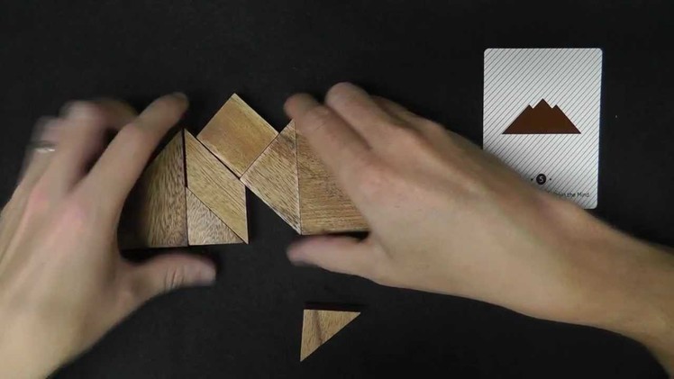 Tangram Wooden Puzzle Solving (Part 1) for ASMR and Relaxation