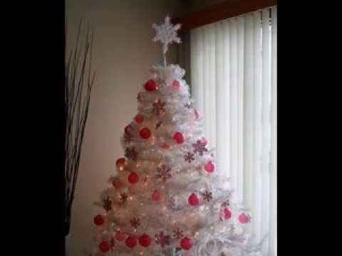 White christmas tree decor ideas