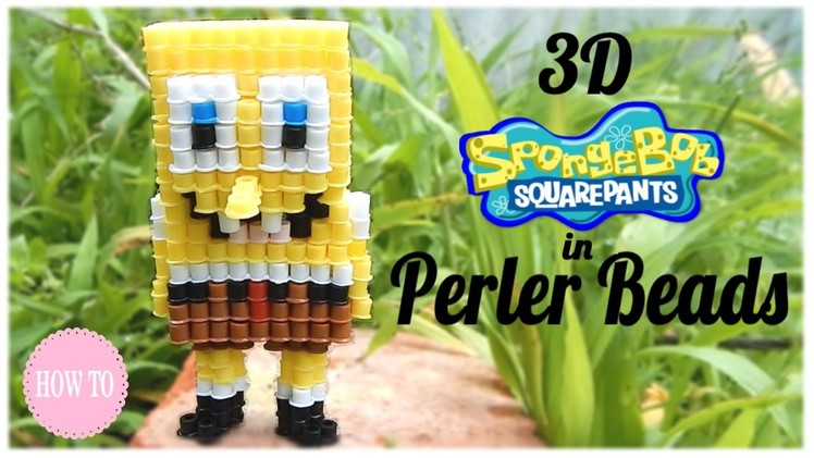 3D Spongebob Squarepants (Nickelodeon) in Perler Beads
