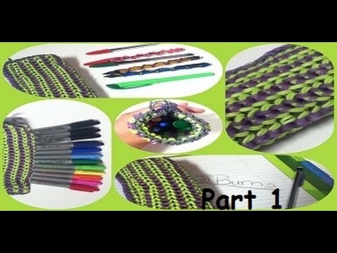{ADVANCED DESIGN} How to Loom: Back to School: Pencil Pouch (PART 1.3)