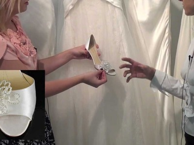 Bridal Designer Justina McCaffrey on Matching Shoe Decorations and Wedding Dresses