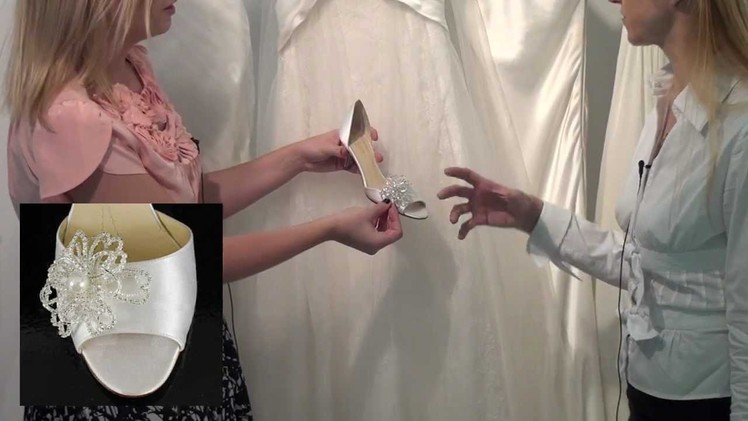 Bridal Designer Justina McCaffrey on Matching Shoe Decorations and Wedding Dresses