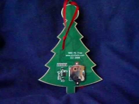 Christmas Tree LED Ornament on PCB (Printed Circuit Board)