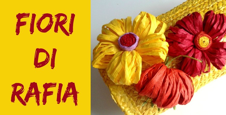 Come fare Fiori di Rafia. How to make Raffia Flowers (Riciclo.D.I.Y.) Arte per Te