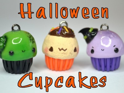 ☠ Halloween Cupcake Polymer Clay Tutorial ☠