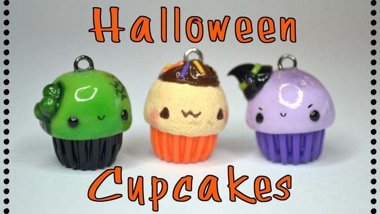 ☠ Halloween Cupcake Polymer Clay Tutorial ☠