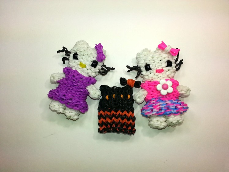 Hello Kitty Dress Tutorial by feelinspiffy (Rainbow Loom)