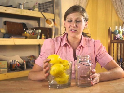 How to Keep Lemons in a Glass Jar Fresh for Decorating : Mason Jar Crafts & More