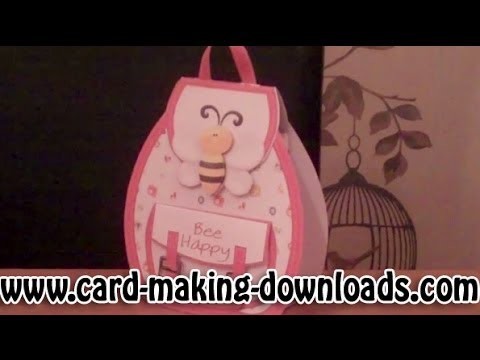 How To Make A Back Pack Gift Bag Template www.card-making-downloads.com