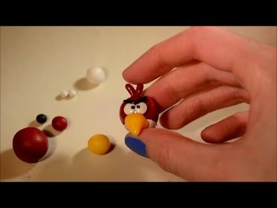 How to make an angry bird out of polymer clay