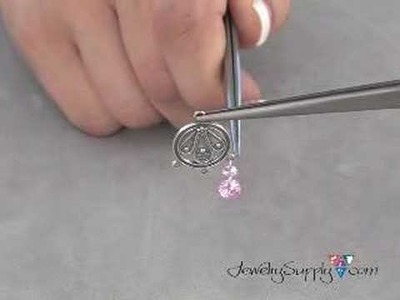 How to make you own CZ earrings - Jewelry Making