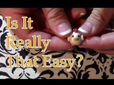 Is It Really That Easy- Polymer Clay Chicken Charm