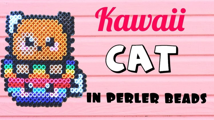 Kawaii CAT Perler Bead Creation Tutorial