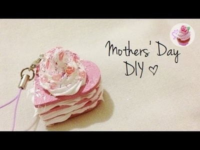 Mothers' Day DIY: Layered cake cellphone strap