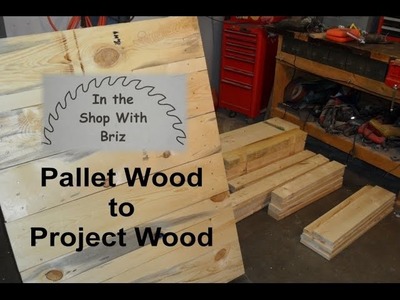 Preparing a Pallet For Projects