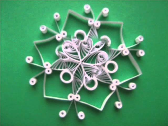 Quilling eggs, cards and snowflakes