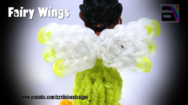 Rainbow Loom - Detachable Fairy Wings.Charm ©Izzalicious Designs 2014