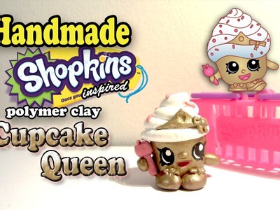 Season 1 Shopkins: How To Make Cupcake Queen Polymer Clay Tutorial!