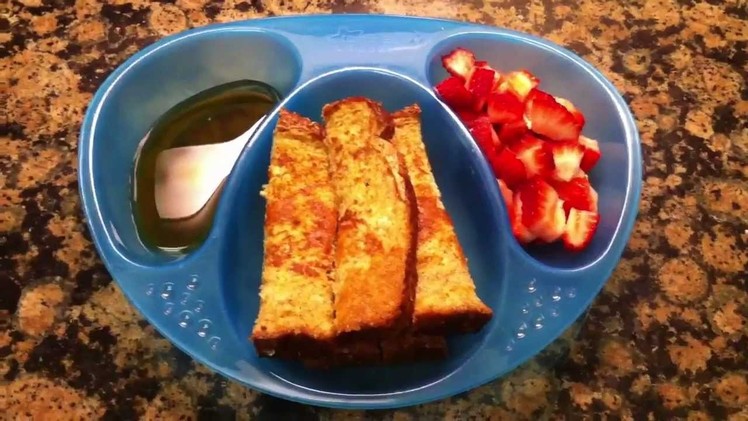 Toddler Meal Idea: Whole Wheat French Toast with Strawberries