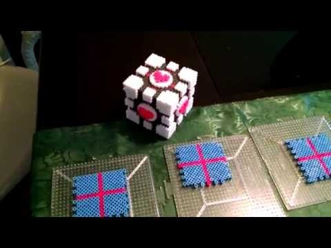 3D Perler Bead Companion Cube Tutorial Part 1