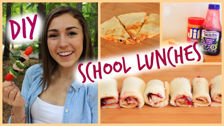 Back to School DIY Lunches 2014!