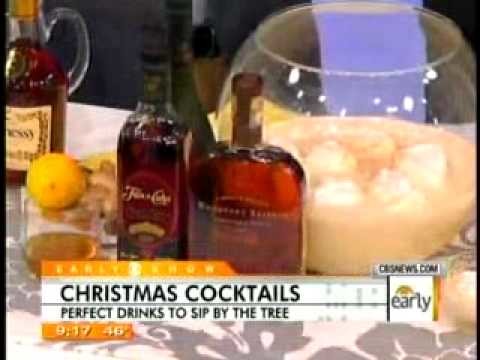 CBS Early Show: Christmas Cocktails
