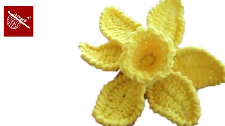 Crochet Flower Daffodil 2 - Crochet Geek May 31 Video