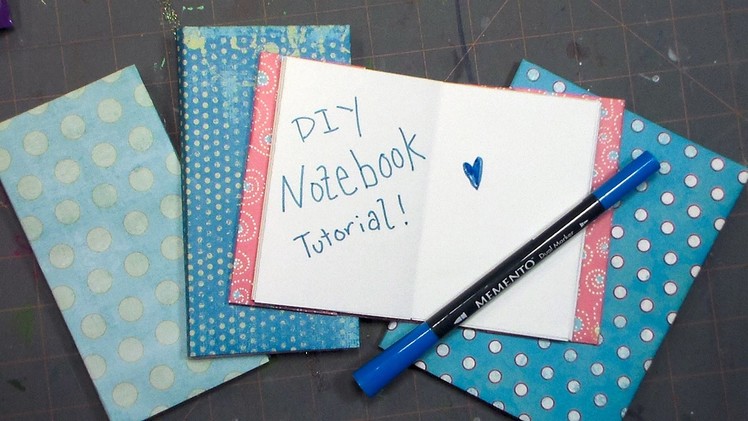 Cute DIY notebooks from ANY paper!