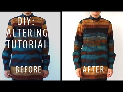 DIY Altering tutorial: Shirt