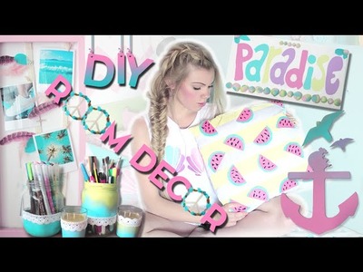 Easy DIY Room Decor Projects for Summer ♡ Pillows, Wall Arts, & +