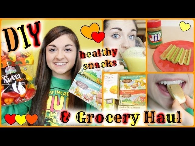 Grocery Haul | DIY Healthy After - School Snacks | xxmakeupiscoolxx