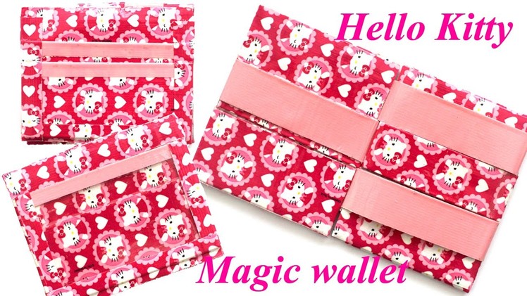 Hello Kitty Duct Tape Magic Wallet!