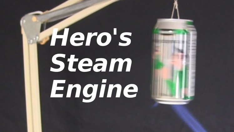 Hero's Steam Engine using Soda Can