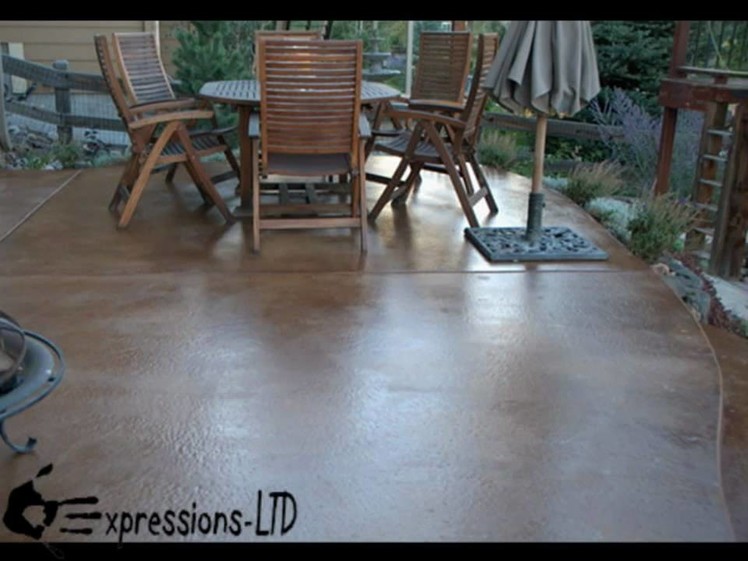 How To Acid Stain a Concrete Patio Floor