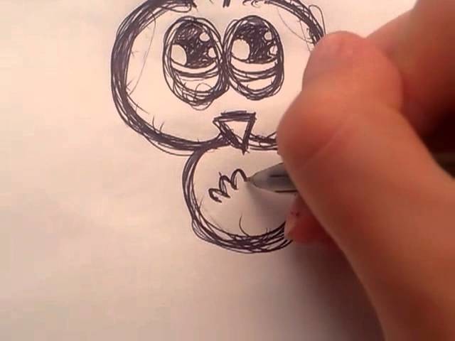 How to doodle a cartoon bird!