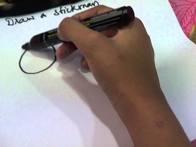 How to draw an awesome, straight stickman like a professional | Become an artist in seconds