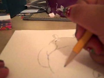How to draw totoro part 1