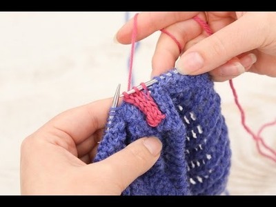 How to knit - i-cord join