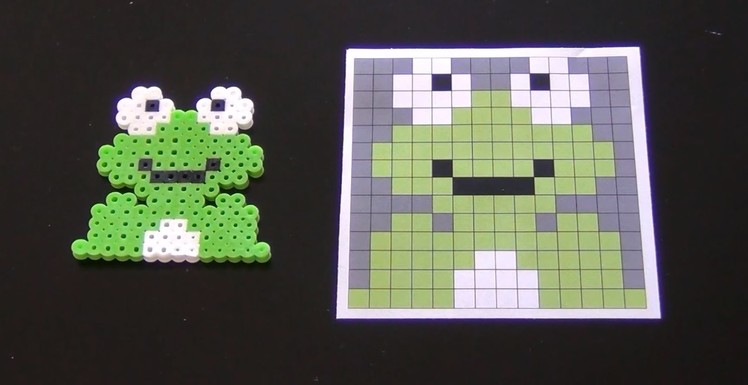 How to Make a Cute Perler Bead Frog - Part 2