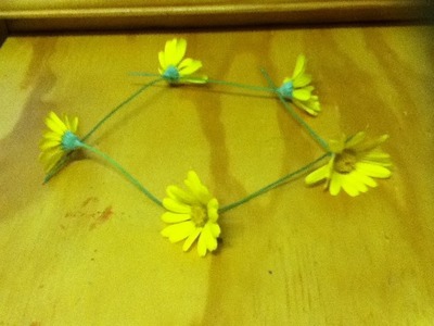How to Make a Daisy Chain Headband OR Necklace from Flowers